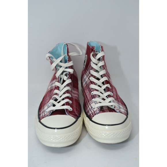 Converse Chuck Taylor All Star 70 Hi Red White Plaid Pack W13.5/ M 11.5 -162403C - Picture 3 of 16